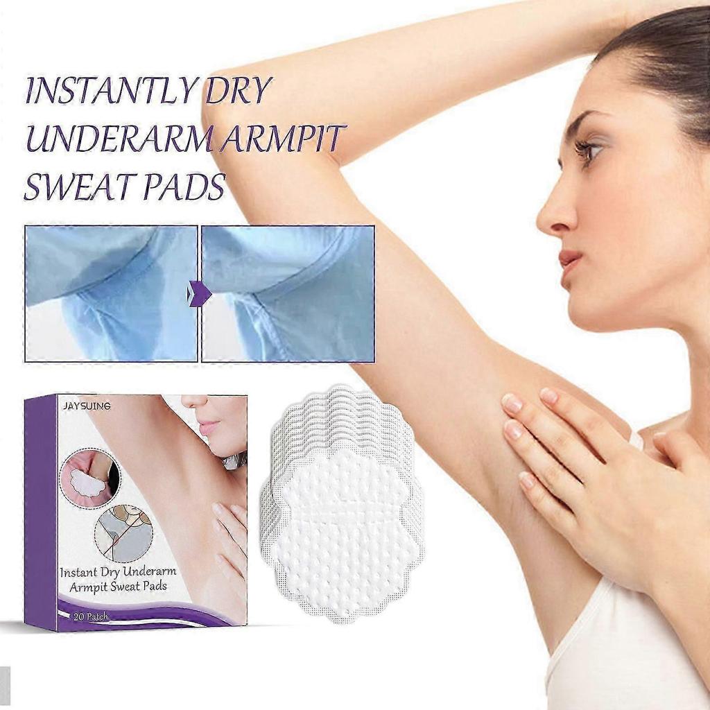 Armpit Sweat Pad, Clean Odors Underarm Deodorant Refreshing Invisible Longlasting Sweat Absorbing Pad