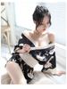 Meihuo Plus Size Japanese Kimono Lace-Up Temptation Set