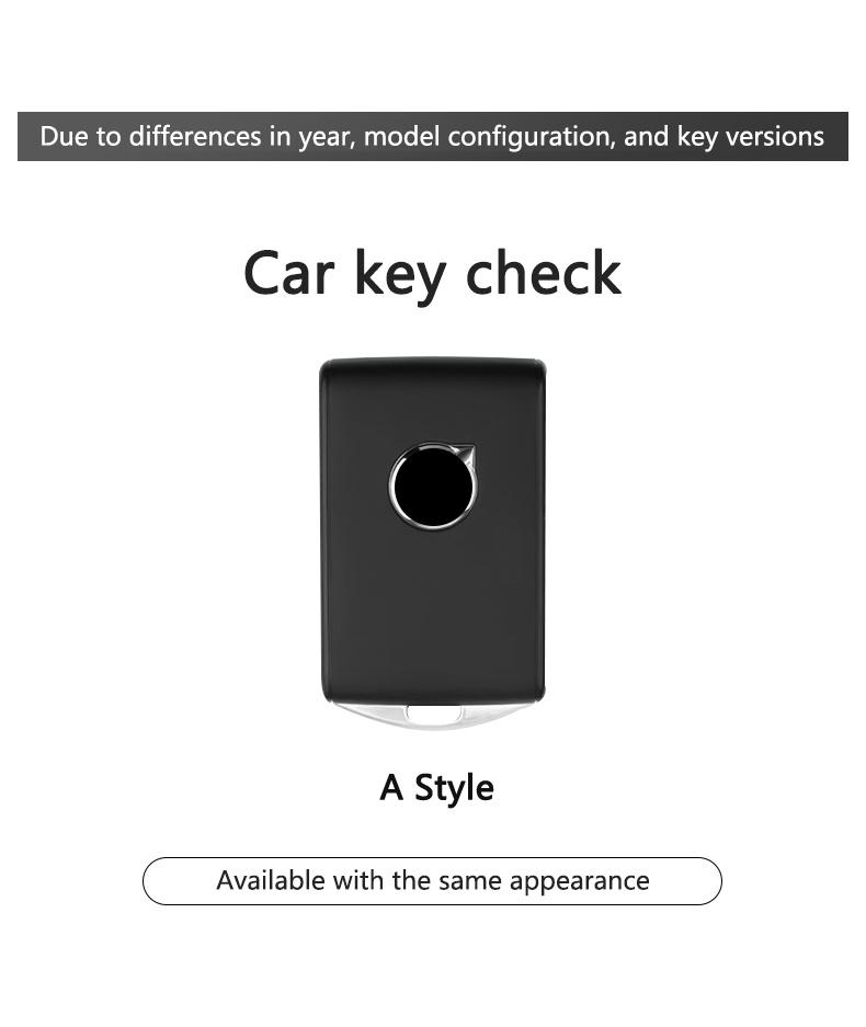 For Volvo XC40 XC60 S90 XC90 V90 T5 T6 T8 Polestar 1 2 C30 2019 2020 Leather Car Key Case Cover Shell Fob Keychain Accessories