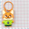 Cute Cartoon Resin Keychain Pendant - Girly Backpack Decoration Gift