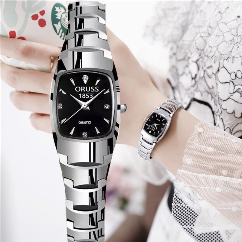 

Fashion Ladies Watch Women S Steel Belt Watch Tungsten Steel Student Bracelet Watch Quartz Watch