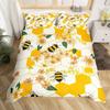 Sunflower Duvet Cover Twin Queen Yellow Flowers Bedding Set Botanical Floral Quilt Cover Garden Bloom Bedding with 2 Pillowcase