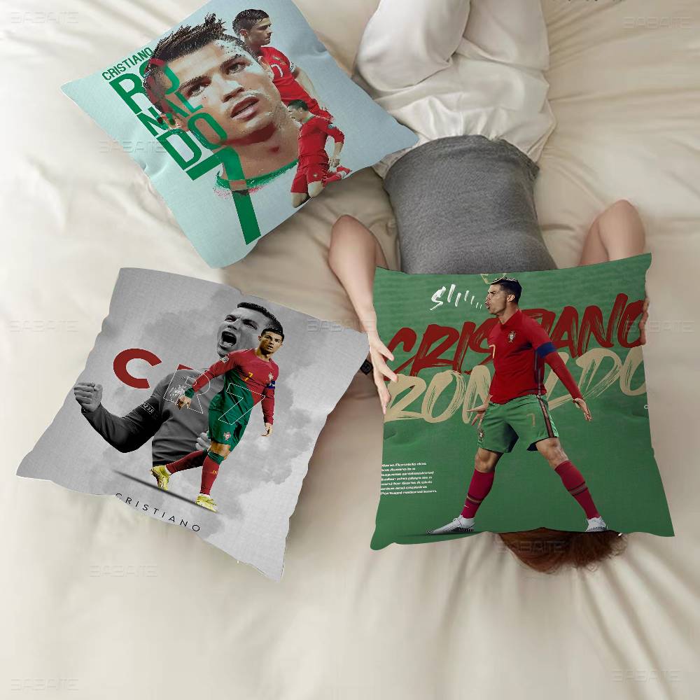 C-Cristiano R-Ronaldo CR7 Personalisierter Kissenbezug Kinderzimmer Wilde Party Deko Kissenbezug Kind Geburtstagsparty Geschenk