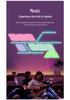 Smart RGB Constellation Light Panel: 3D Sound-Reactive Color Lamp for E-Sports, Wall or Bedroom Atmosphere.