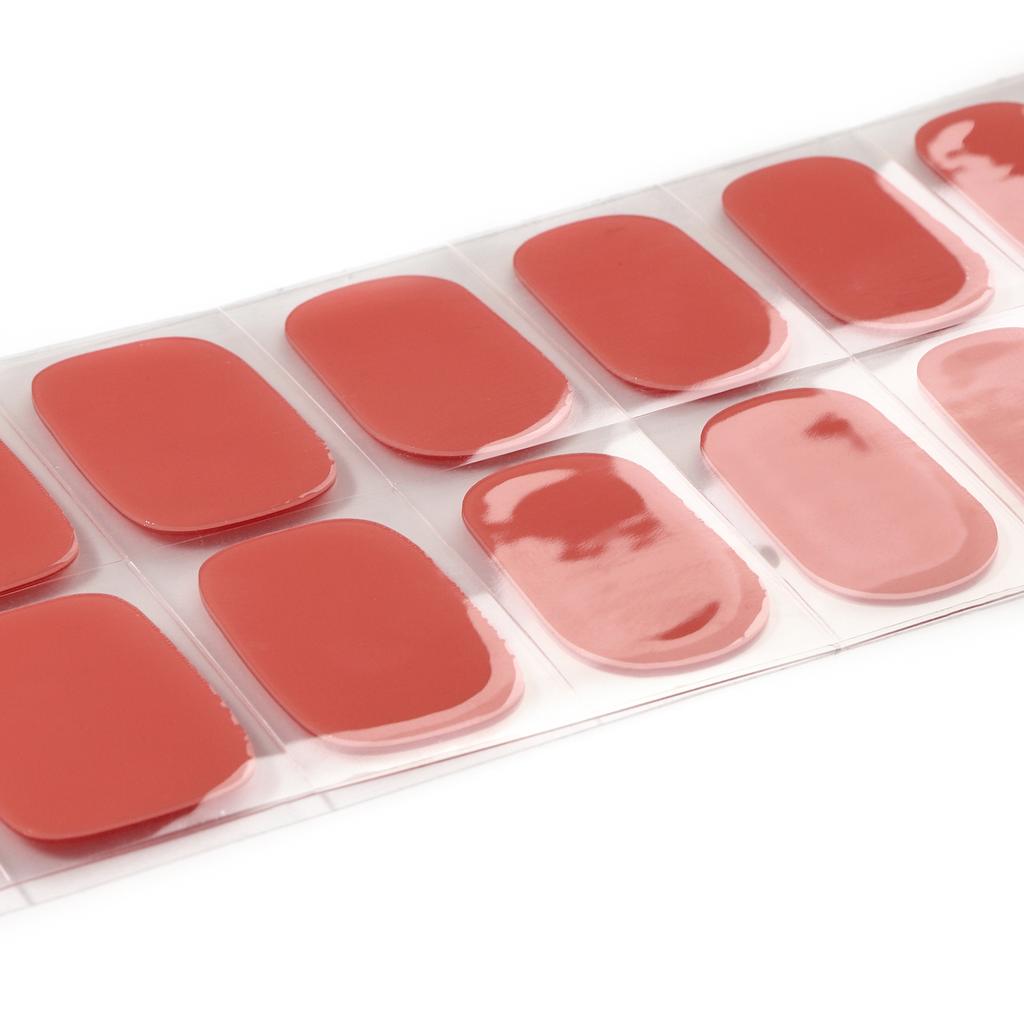 Half-baked and Semi-cured Second-generation Gel Manicure Stickers Gradient French Gel Nail Full Stickers Phototherapy Patches