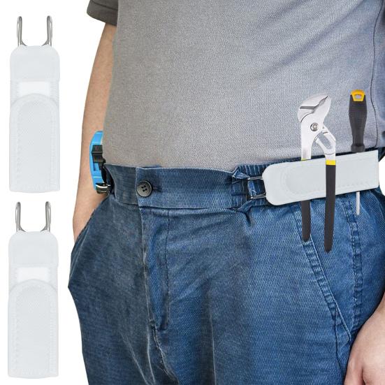 Tokasız Kemer Kancası Ayarlanabilir Metal Kanca Elastik Kemer Unisex Tokasız Görünmez Bel Kemeri Kapatma Dış Mekan Çalışması EDC için