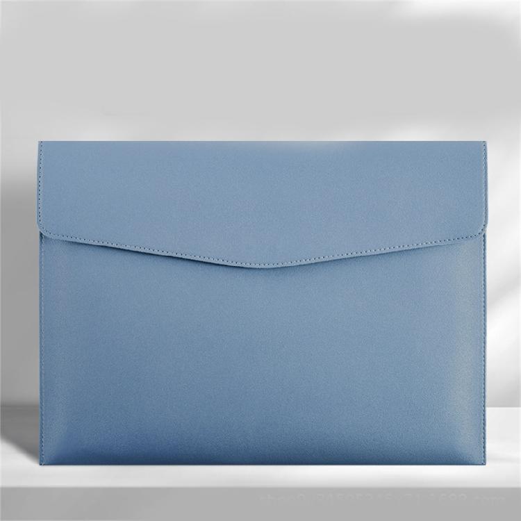 Business Folder Water Resistant Leather Document Organiser Carrying Case Magnetic Button Closure 330x240cm for Office