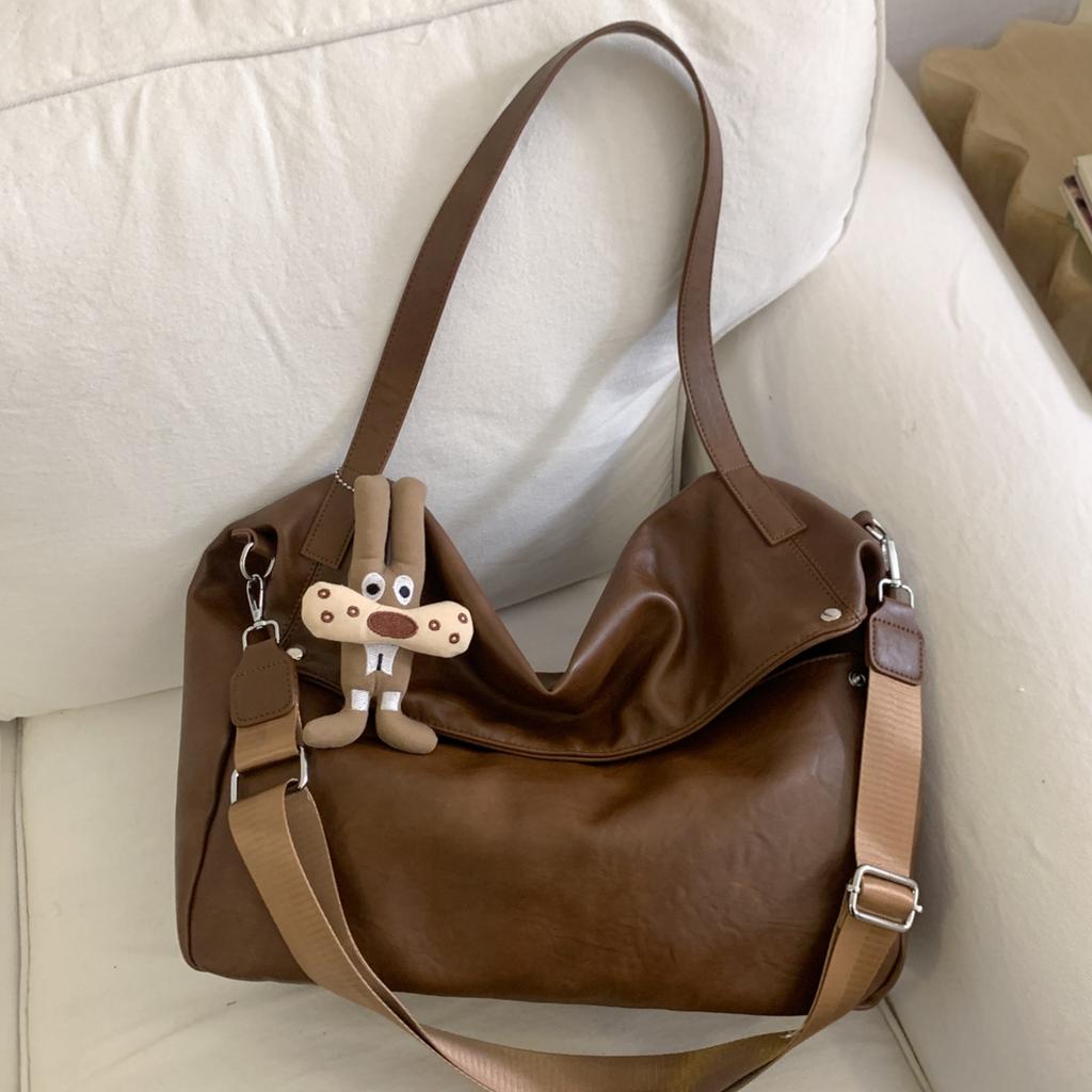 2025 New Large-capacity Tote Bag Fashion High-end Retro Bag Women's European and American Style Commuting Versatile Shoulder Bag