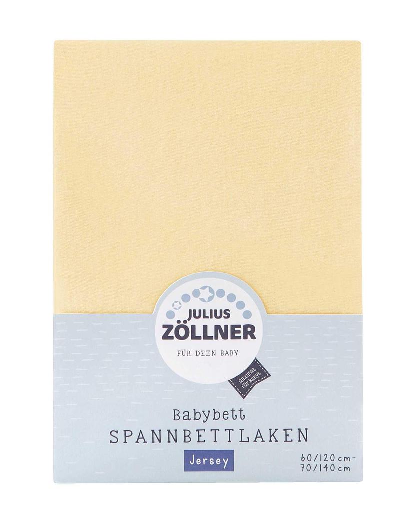 60X120 Ecru Julius Zöllner Spannbetttuch Jersey 70X140