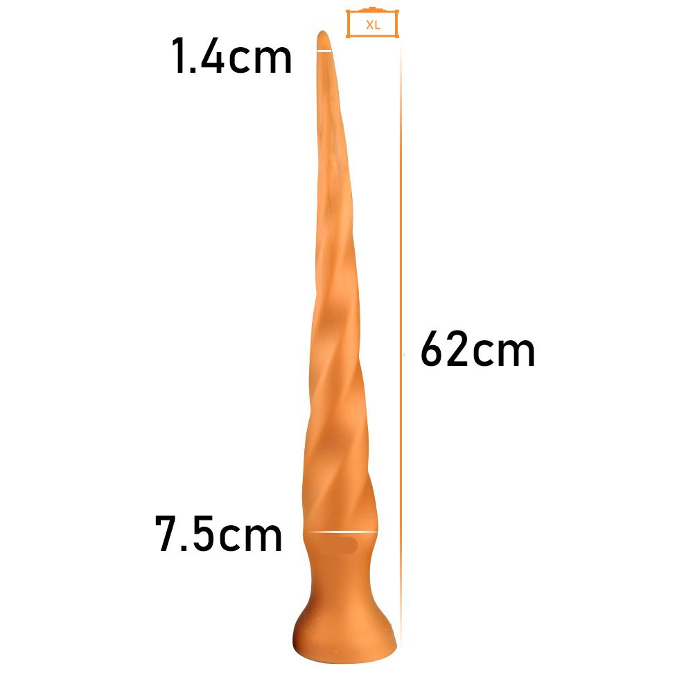 Extended Butt Plug Soft Silicone Masturbator Anal Expander Sex Toys Realistic Penis Strap On Dick Fisting BDSM Dragon Dildo