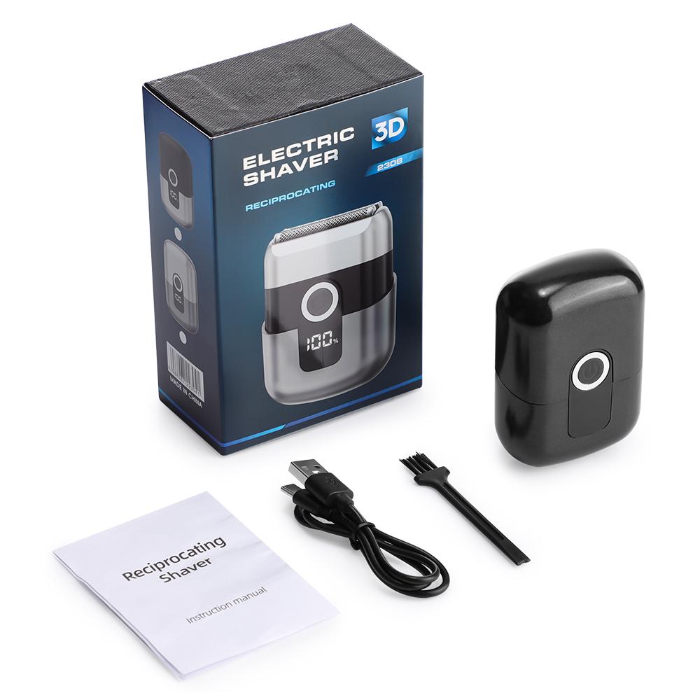 Electric Shaver for Men 3 Floating Blade Heads Beard Shaver Cordless Men's Shaver LED Display Face Shaving Beard Trimmer