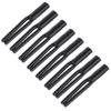 Cable Pants,Speaker Wire Pants, Speaker Pants (12mm- 2X 5.5mm, 8-Pack, Black) Dressing Up Or Protecting Your Cable Wires