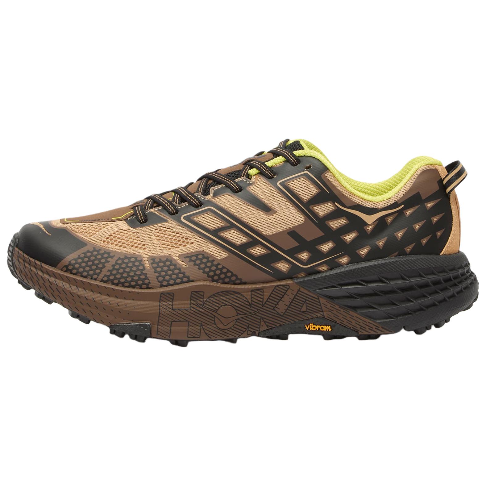 HOKA One One Speedgoat 2 Удобные Прочные Кроссовки для Трейлраннинга Мужские Кроссовки Коричневые 1162710-DCBK 41⅓