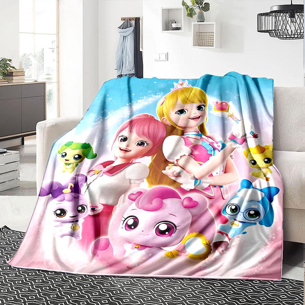 1pc Catch Teenieping Magic Sweethear (7) Blanket, Gift, for Men and Women, Soft Blanket, Good for Sofa Bed Couch Travel, Lightweight Flannel Blanket