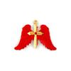 1Piece 304 Stainless Steel Pendants 18K Gold Plated Enamel Tree Of Life Moon Feather Winged Cross Charms For DIY Necklace Making