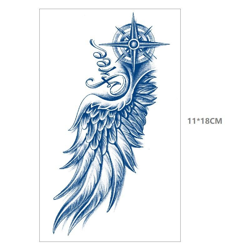 Emmy Herbal Gradual Change Water Transfer Simulation Can Not Wash Off Semi-Permanent Bow Deer Head Dream Catcher Tattoo Sticker