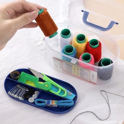 1 Set Nähkasten Set Groß/Klein Haushalts tragbar 10-teiliges Set Mini-Werkzeug Nähgarn Multifunktion DIY Bekleidung Nähwerkzeuge