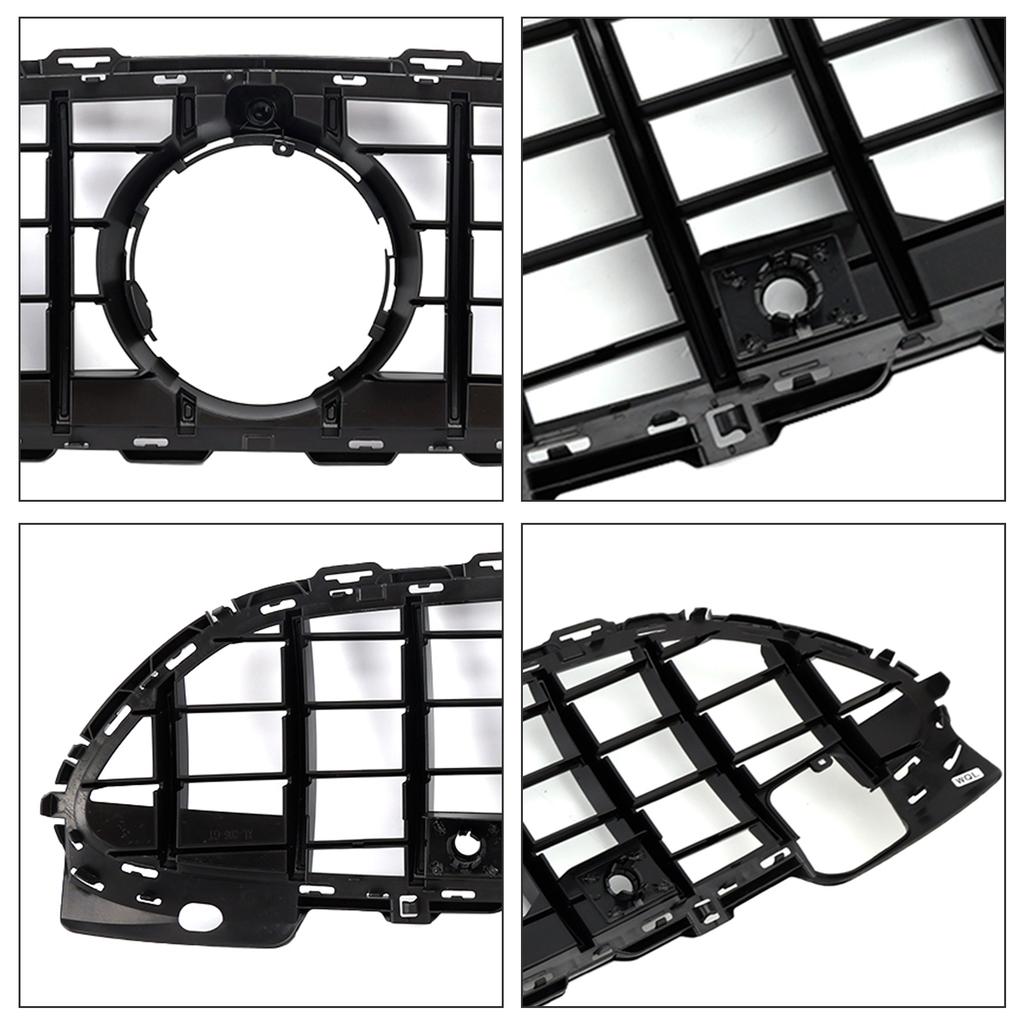 GTR Style Front Bumper Grille Grill W/Camera Fit Mercedes Benz W206 2022-2023