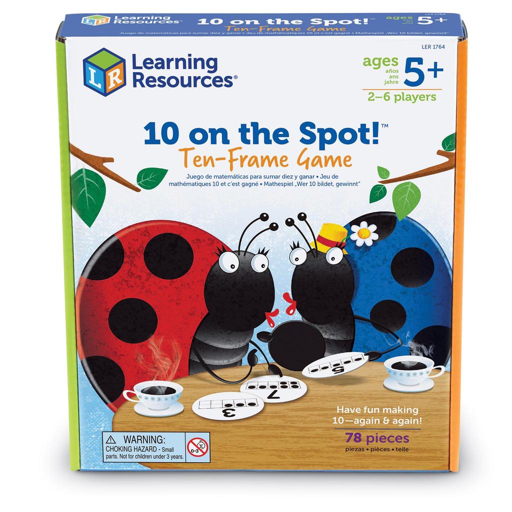 Learning Resources Math Game: Let's Make 10 (Calculation Game) LER1764 (Authentic Product)