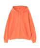 Daily Fade Wash Zip Up Size M Parka, Men's, (150), Orange, 783-3931002