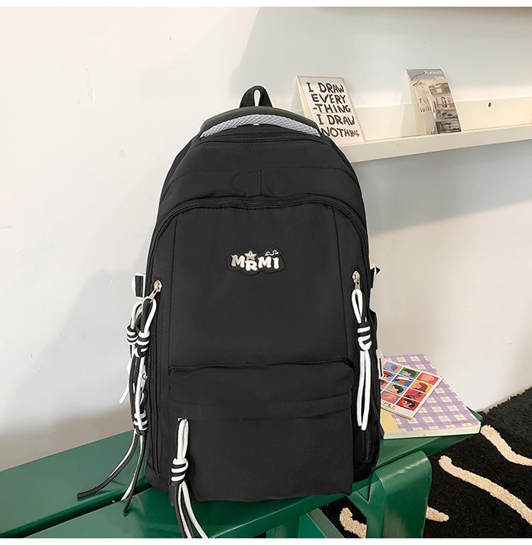 Schoolbag new ins trendy and versatile primary school students fourth to sixth grade middle and high school students large-capacity travel backpack