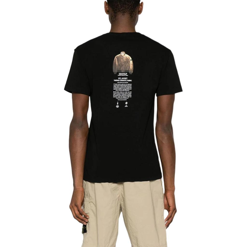 STONE ISLAND Bawełniany T-shirt Archivio 80152NS91-V0029