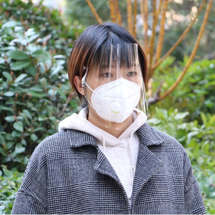 1PC Outdoor Supplies Splash Proof Tansparent Mask Shield Screen Anti-smoke Anti-fog