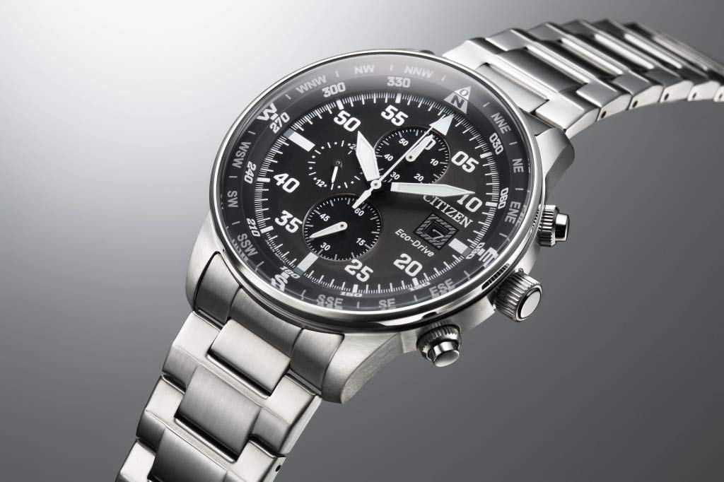 Citizen Eco-Drive Chronograph Watch CA0690-88E Black for Men (Parallel Import)