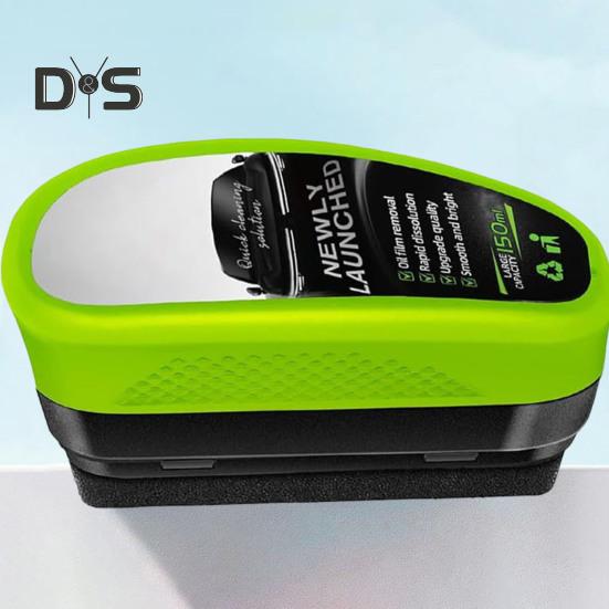 Kartáček na čištění automobilového olejového filmu Odstraňovač olejového filmu na sklo automobilu Výkonný čistič čelního skla Multifunkční kartáč na sklo na okna