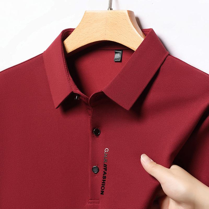 Pánské ležérní tričko s dlouhým rukávem a odznakem, jednobarevné, módní, prodyšné, pohodlné a všestranné