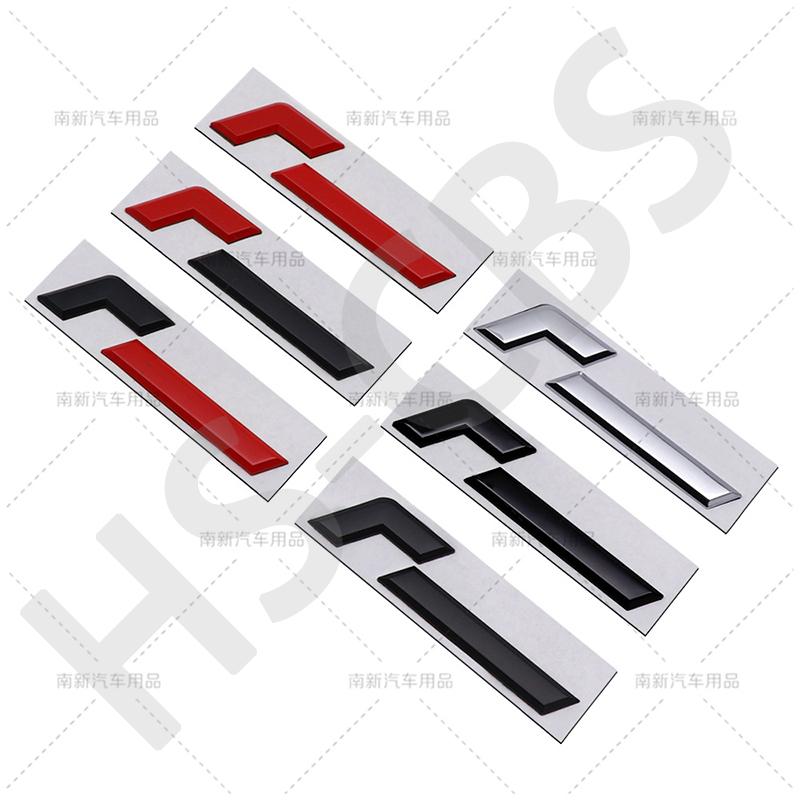 CJOZW1 3D Metal VWR Emblem Badge Racing Line Rear Trunk Decal Tailgate Car Stickers For Golf GTI Sagitar Magotan Arteon Touarwg