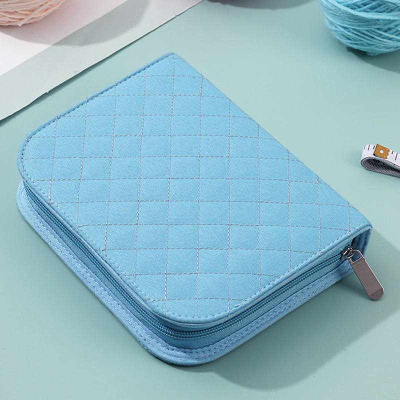 New Empty Knitting Kit Case Organizer Bag Knitting Needles Storage Bag For Needles Scissors Sewing Tool Accessories Kit Bag Gift