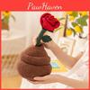Tulips Roses Peach Blossoms Lotus Flowers Plush Potted Plant Toy For Kids Gift