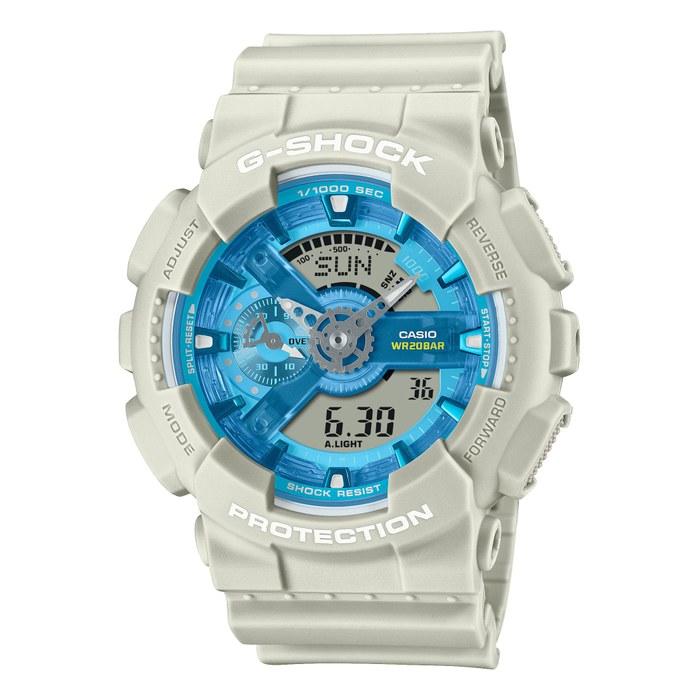 [Casio] G-Shock GA-110AS-5AJF Men s Watch, Sand Beige/Blue