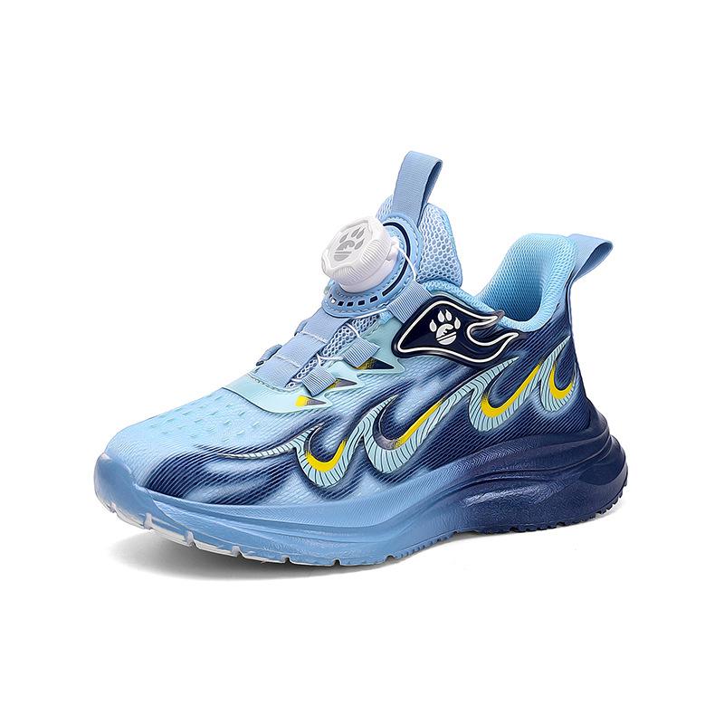 Boys' Running Shoes 2025 New Spring Breathable Children's Mesh Sports Shoes Medium and Large Girls' Shoes Casual Shoes
