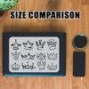 Plastic Hollow Out Drawing Painting Stencils Templates, for Painting on Scrapbook Fabric Tiles Floor Furniture Wood, Crown, 29.7x21cm