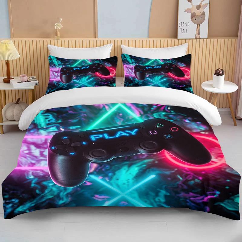 10 Sizes 3D Gamepad Bedding Set Custom Kids Boys Teens Video Game Duvet Cover For Youth New Game Controller Bedspread