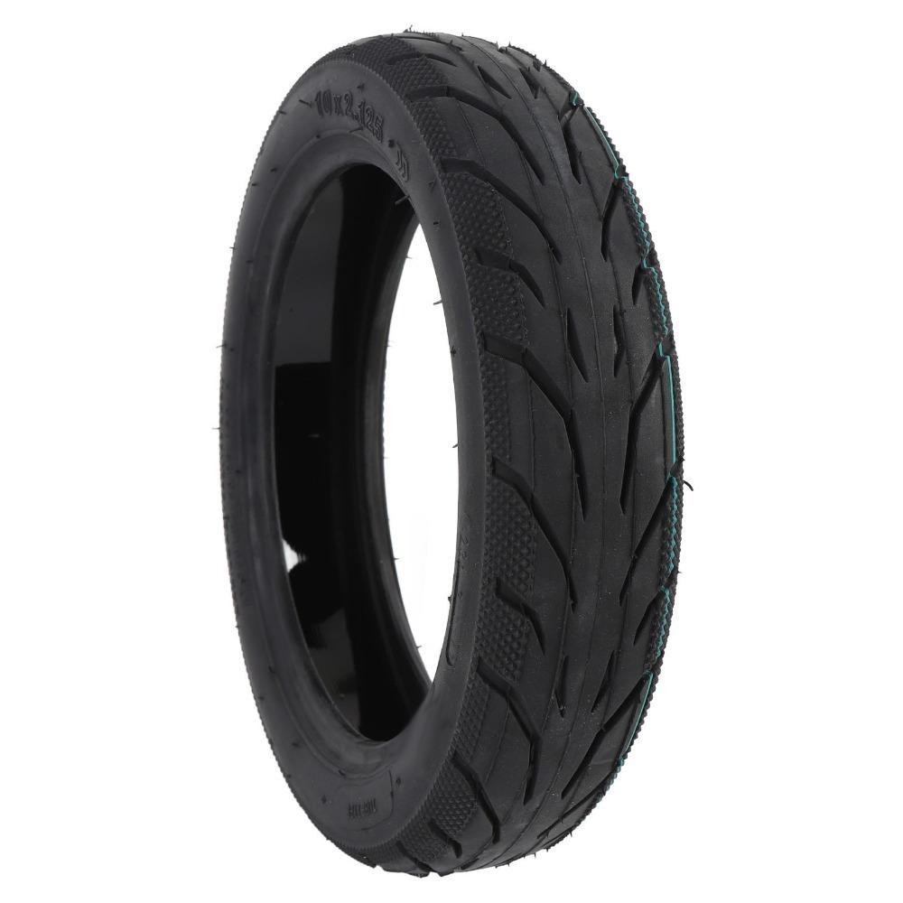 Anti Puncture Electric Scooter Tire 10 Inch Rubber Vacuum Tyre Scooter Tire  Electric Motorbikes чёрный
