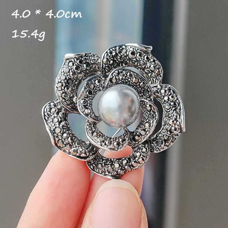 

Новый хит продаж, высококачественный женский корсаж Gun Black Pearl, популярная брошь-булавка, аксессуары для одежды