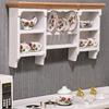 Wooden Doll House Kitchen Wall Mount Cabinet Model Figurine Storage Solution For Kids Craft Model Project Scene Display