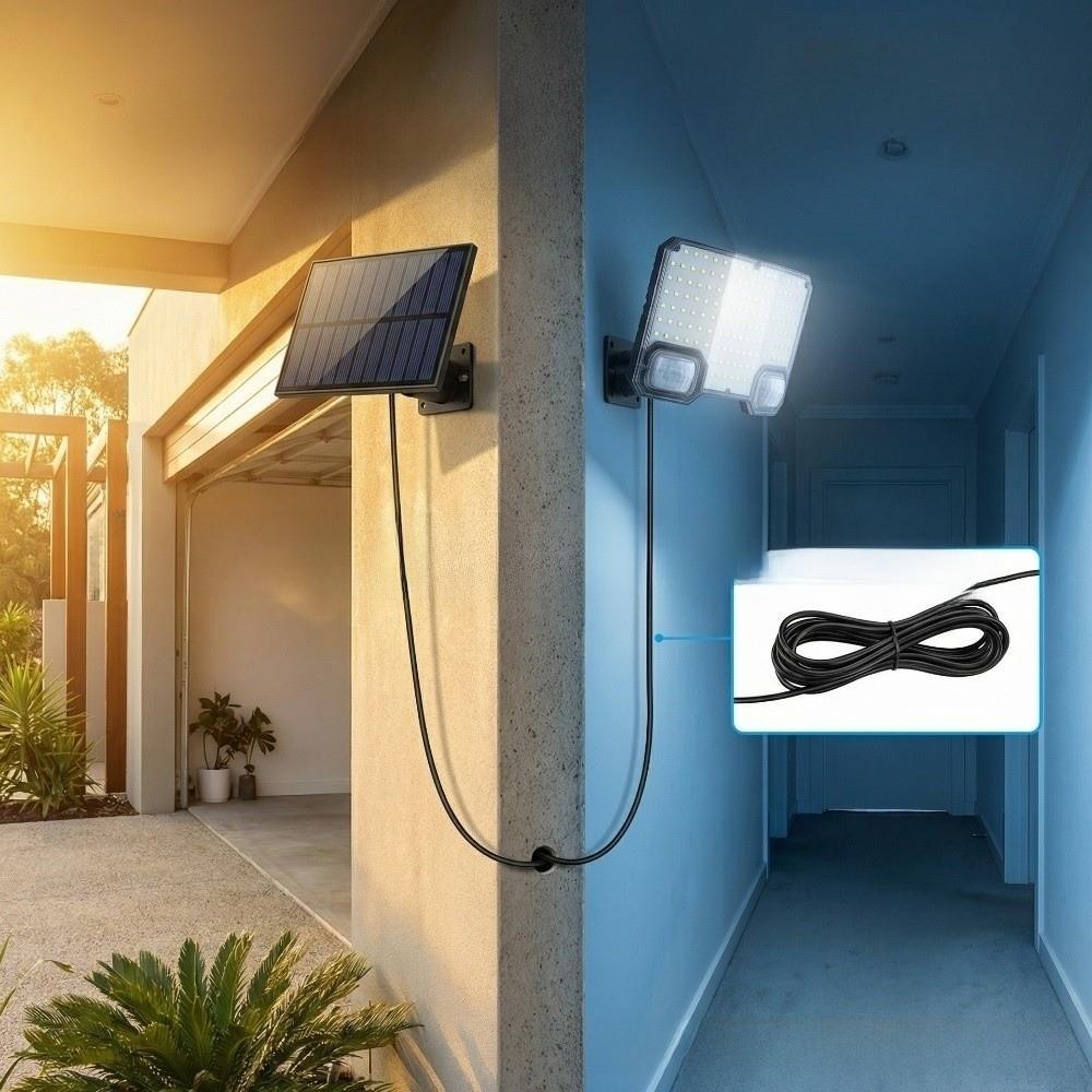 3 Mode Solar Wall Lamp Waterproof Energy Saving Motion Sensor Light 112/144 LED with Remote Outdoor Wall Lights Outdoor Use