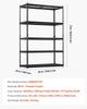 Storage Shelves 5 Tier Adjustable Heavy Duty Garage Shelving Unit 3000 lbs