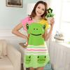 Cute Women Cartoon Panda Sleepwear Pajamas Short Sleeve Sleepshirt Nightdress