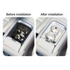 Car Decoration Center Console Cup Pad For ZEEKR 7X 2025-2026 Black White Gray Cars Accessories Upgrade Modify A Car