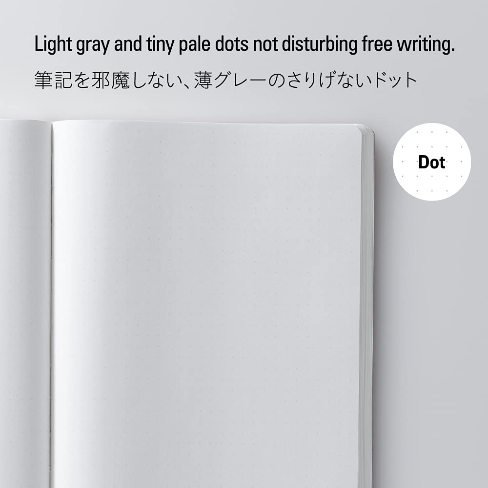 Nitoms STALOGY 365 Days Dot S4150 Notebook, A5, Grid, Yellow,