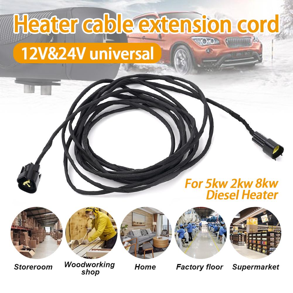 4M 12V 24V Dieselheizung Dieselheizungskabel 2KW 5KW 8KW Dieselheizungskabeladapter Verlängerung Autozubehör