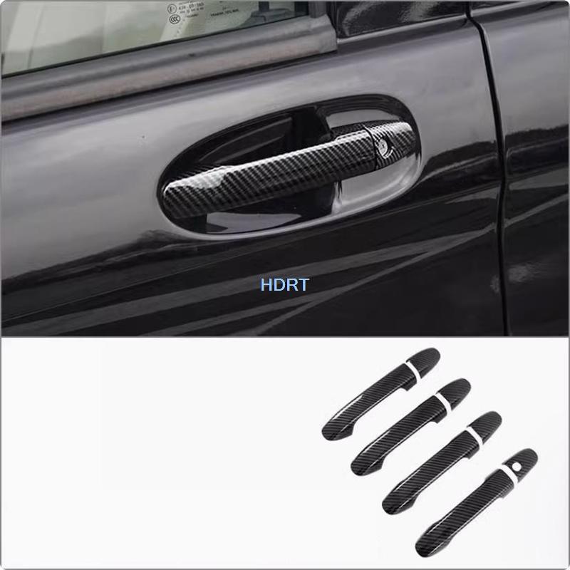 Car Styling Exterior Sticker Door Handle Frame Gate Bowl Cover Accessories For Mercedes-Benz V Class Vito Viano Metris 2024 +