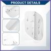 Fuel Tank Door Cap for Volkswagen Passat 2017-2024 Fuel Filler Flap Covers White