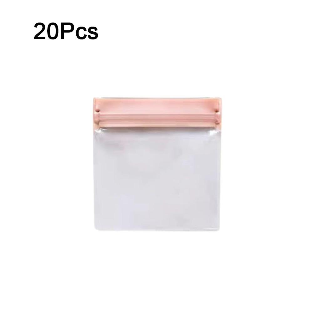 20Pcs Transparent Jewelry Package Bags EVA Small Earrings Bracelet Storage Pouch  For Home