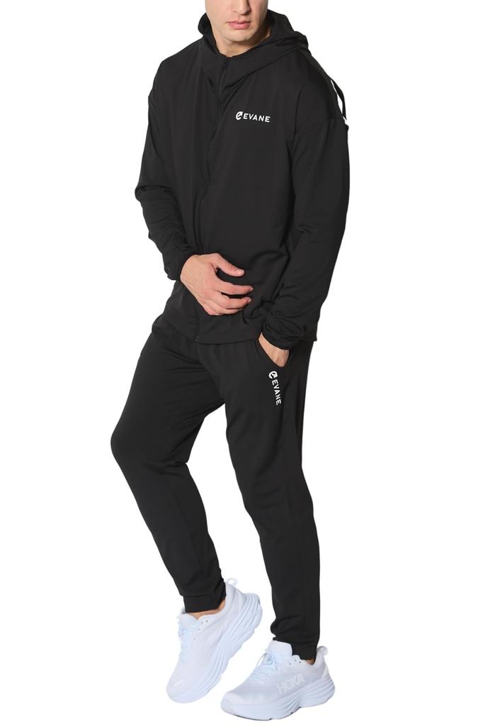 Evan Training Jersey Top and Bottom Set [EVANE] (L, Black/White)